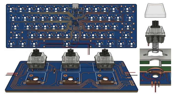 How Is a Mechanical Keyboard PCB Different?